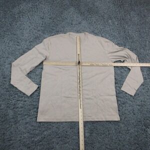 True Classic Shirt Mens L Beige Long Sleeve Classic Crewneck Tagless NWOT